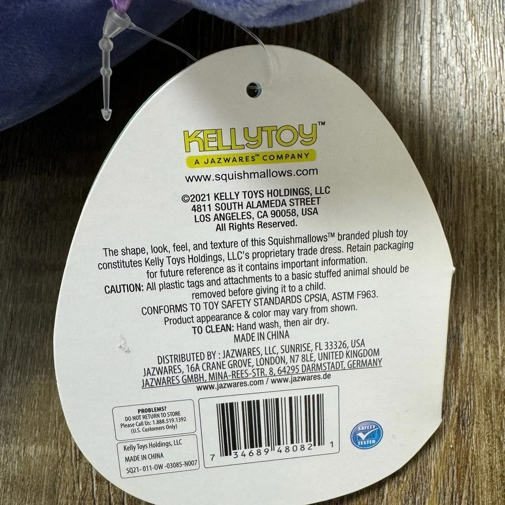 Squishmallows Fania Owl Plush Toy Purple Pink Crown 12 Inch NWT Target Exclusive - Picture 7 of 10